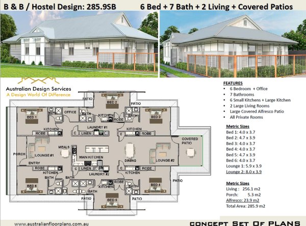 Hostel Home Plan